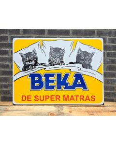 BEKA - DE SUPER MATRAS GROOT emaille bord