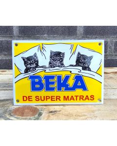 BEKA - De super matras nostalgisch emaille