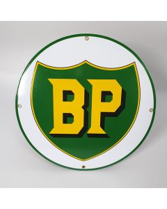 BP vlak emaille bord