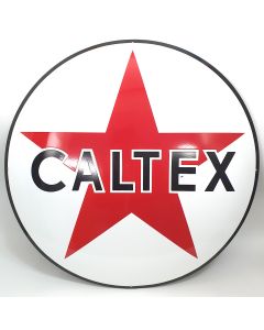 Caltex groot emaille