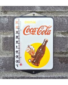 Coca Cola Drink emaille thermometer