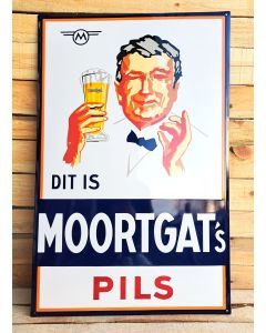 Moortgat's Pils Emaille reclamebord