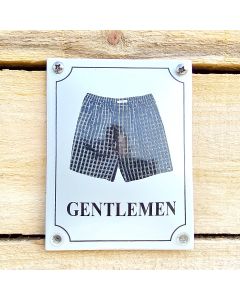 Gentleman boxershort toiletbord