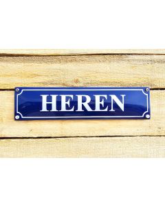 Heren straatnaambord