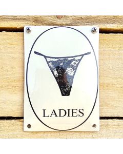 Ladies string toiletbord