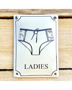 Ladies slip toiletbord