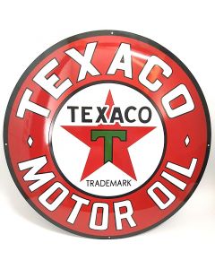 Texaco motor oil groot emaille