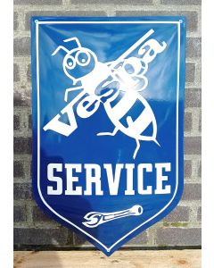 Vespa service schild