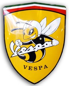 Vespa schild Uitgesneden