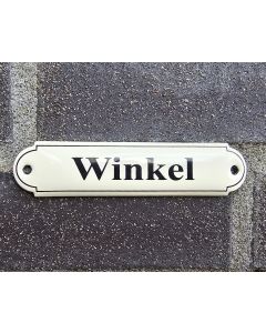 Naamplaatje Winkel