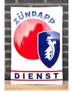 Zundapp dienst Emaille bord