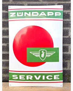 Zundapp service emaille bord