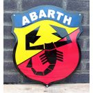 Emaille bord Abarth Schild