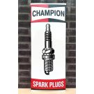 Champion spark plugs emaille bord