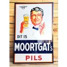 Moortgat's Pils Emaille reclamebord