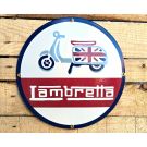 Lambretta - Vintage Emaille Bord