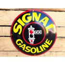 Signal gasoline traffic light - Emaille bord