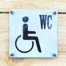 Invalide toilet bord