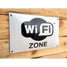 Wifi Zone 30x20 cm