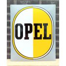 Opel emaille wit/geel