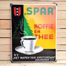 Spar Koffie en Thee reclamebord